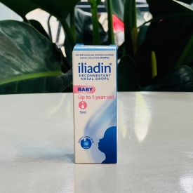 Nhỏ mũi Illiadin 0.01% cho bé dưới 1 tuổi